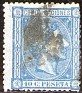 Spain 1875 Characters 10 CTS Blue Edifil 164. España 1875 164. Uploaded by susofe